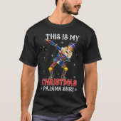 This Is My Christmas Pajama Shirt Dabbing Nutcrack (Voorkant)