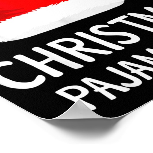 This Is My Christmas Pajama Shirt Funny Christmas Poster (Hoek)