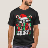 This Is My Christmas Pajama Shirt Funny Xmas Pjs M (Voorkant)