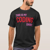 This is my coding shirt (Voorkant)