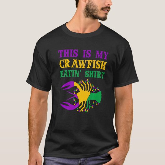 This Is My Crawfish Eating T-Shirt New Orleans Mar (Devant)
