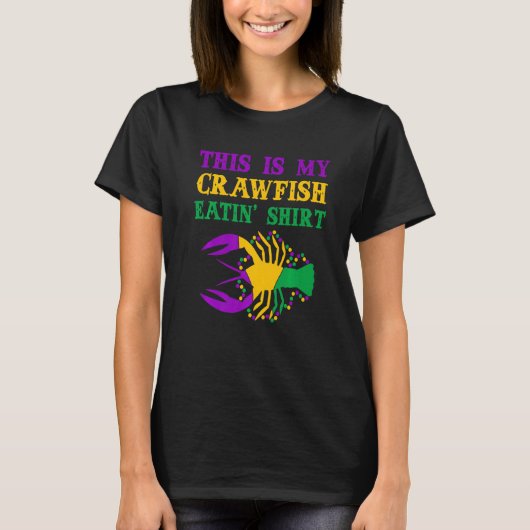 This Is My Crawfish Eating T-Shirt New Orleans Mar (Devant)