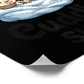 This Is My Cuddle Shirt Cute Monkey Couple Poster (Hoek)