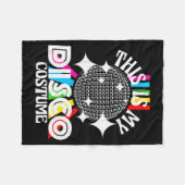 This Is My Disco Costume - 1970s Funky Party 70s G Fleece Deken (Voorkant (Horizontaal))