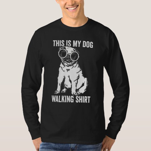 This is my Dog Walking T-shirt (Voorkant)