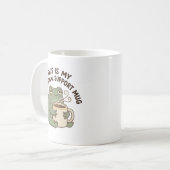 This Is My Emotional Support Mug – Funny Frog Coff (Devant gauche)