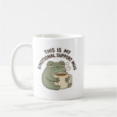 This Is My Emotional Support Mug – Funny Frog Coff (Gauche)
