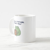This Is My Emotional Support Mug – Funny Frog Coff Koffiemok (Voorkant links)