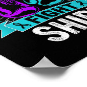 This Is My Figh Suicide Prevention Fighter Strong  Poster (Hoek)