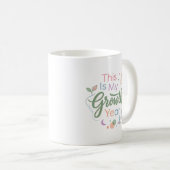 This Is My Growth Year Pastel Inspirational Mug (Devant droit)