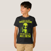 This Is My Human Costume - Funny Alien Halloween T-shirt (Voorkant volledig)