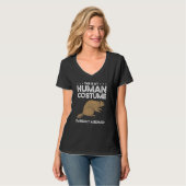 This Is My Human Costume I'm Really A Beaver T-shirt (Voorkant volledig)