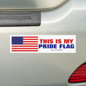 This Is My Pride Flag Bumpersticker (Op auto)