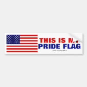 This Is My Pride Flag Bumpersticker (Voorkant)