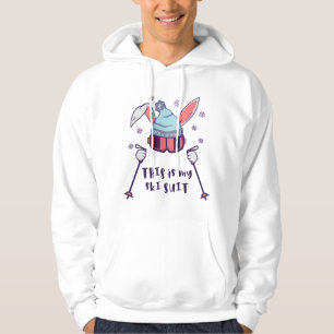This is my Ski Skiing Rabbit with ski pos Hoodie