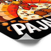 This Is My Thanksgiving Pajama Shirt Adult Kid Men Poster (Hoek)