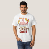 This Is My Turkey Eating Shirt – Funny Thanksgivin (Voorkant volledig)