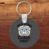 This Is Our Cuddle Shirt Cute Koala Couple  Sleutelhanger (Voorkant)