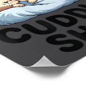 This Is Our Cuddle Shirt Cute Monkeys Poster (Hoek)