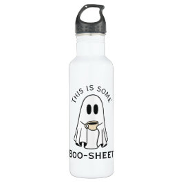 This is some boo-sheet ghost boo with coffee waterfles 