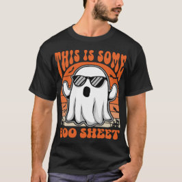 This Is Some Boo Sheet Retro Ghost Halloween T-shirt