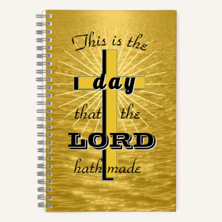 This is the Day Golden Spiral Notebook Journal Notitieboek