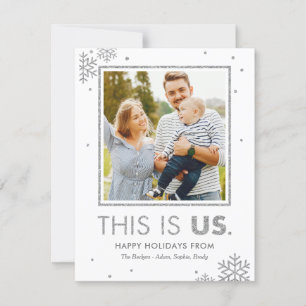 This Is Us Kerstkaart Zilver