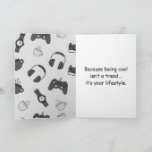 This Is What a Cool Uncle Looks Like Kaart (Binnen)