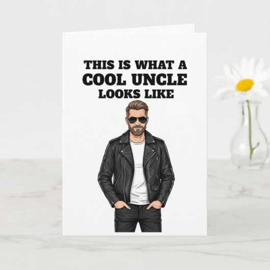 This Is What a Cool Uncle Looks Like Kaart (Kleine Plant)