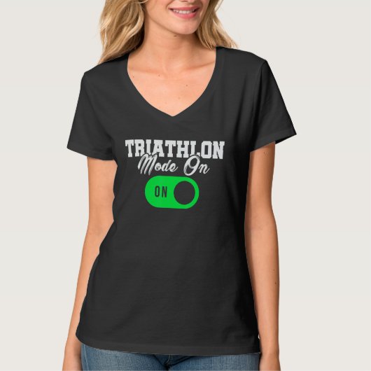This Is What An Awesome Triathlete Looks Like Run  T-shirt (Voorkant)