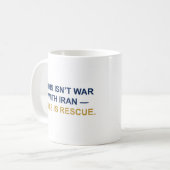 This Isn’t War With Iran Mug (Devant gauche)