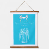 This 'Love Letter' design elevates the mind, body Hangend Wandkleed (Voorkant)