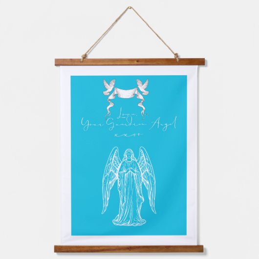 This 'Love Letter' design elevates the mind, body Hangend Wandkleed (Voorkant)