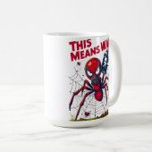 This Means War! – Spider’s Revenge Koffiemok (Voorkant rechts)
