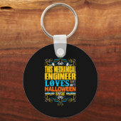 This Mechanical Engineer Loves 31st Oct Halloween Sleutelhanger (Voorkant)