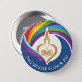 This Minister Loves You Button (Voorkant /achterkant)