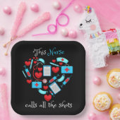 This Nurse Calls All Papieren Bordje (Feest)