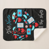 This Nurse Calls All Sherpa Deken (Voorkant (horizontaal))