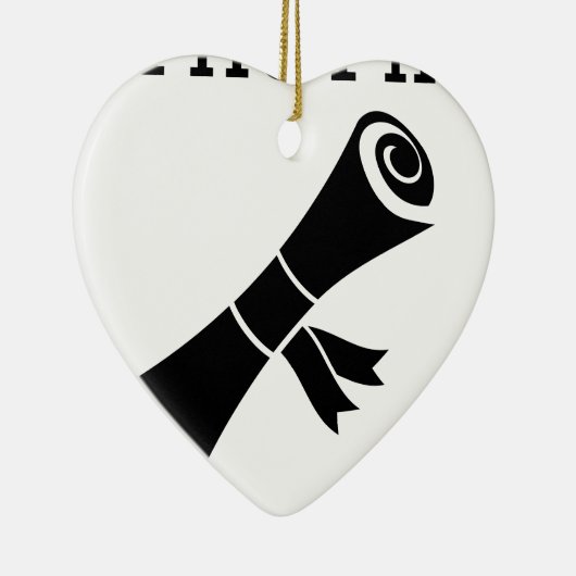 This PhD is no BS Keramisch Ornament (Rechts)