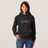 This rainbow infinity design can symbolize so many hoodie (Voorkant volledig)