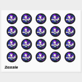This Witch is Mobile Ronde Sticker (Vel)