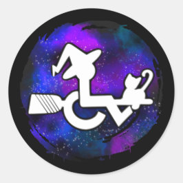 This Witch is Mobile Ronde Sticker