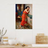Thisbe door John William Waterhouse Poster (Keuken)