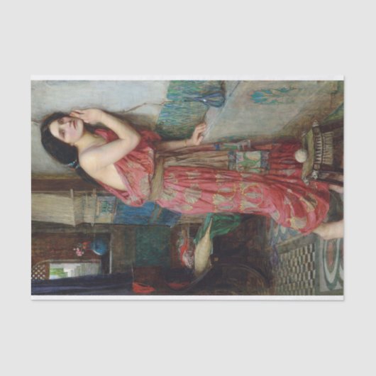 Thisbe door John William Waterhouse Tissuepapier (Voorkant)