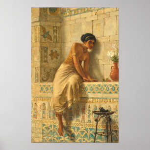 Thisbe, Edwin Long (Engels, 1829 - 1891) Poster