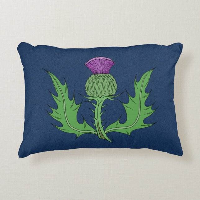 Thistle Accent Pillow Accent Kussen (Voorkant)