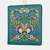 Thistle and bee ornament (Links)