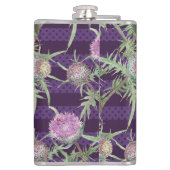 Thistle bloemen heupfles (Achterkant)