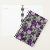 Thistle bloemen violet planner (Display)