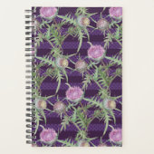 Thistle bloemen violet planner (Voorkant)